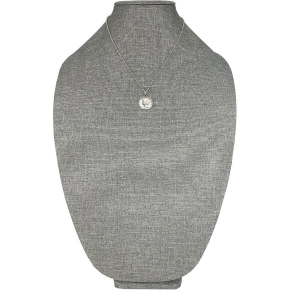 Authentic Silver Mercury Dime Necklace with 18" Silvertone Chain - Perfect Gift! - Picture 5 of 8